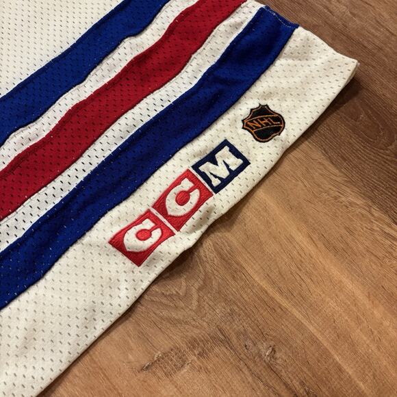 Vintage New York Rangers Petr Nedved Jersey CCM Cosby Authentic NHL Hockey 50 - Picture 5 of 8